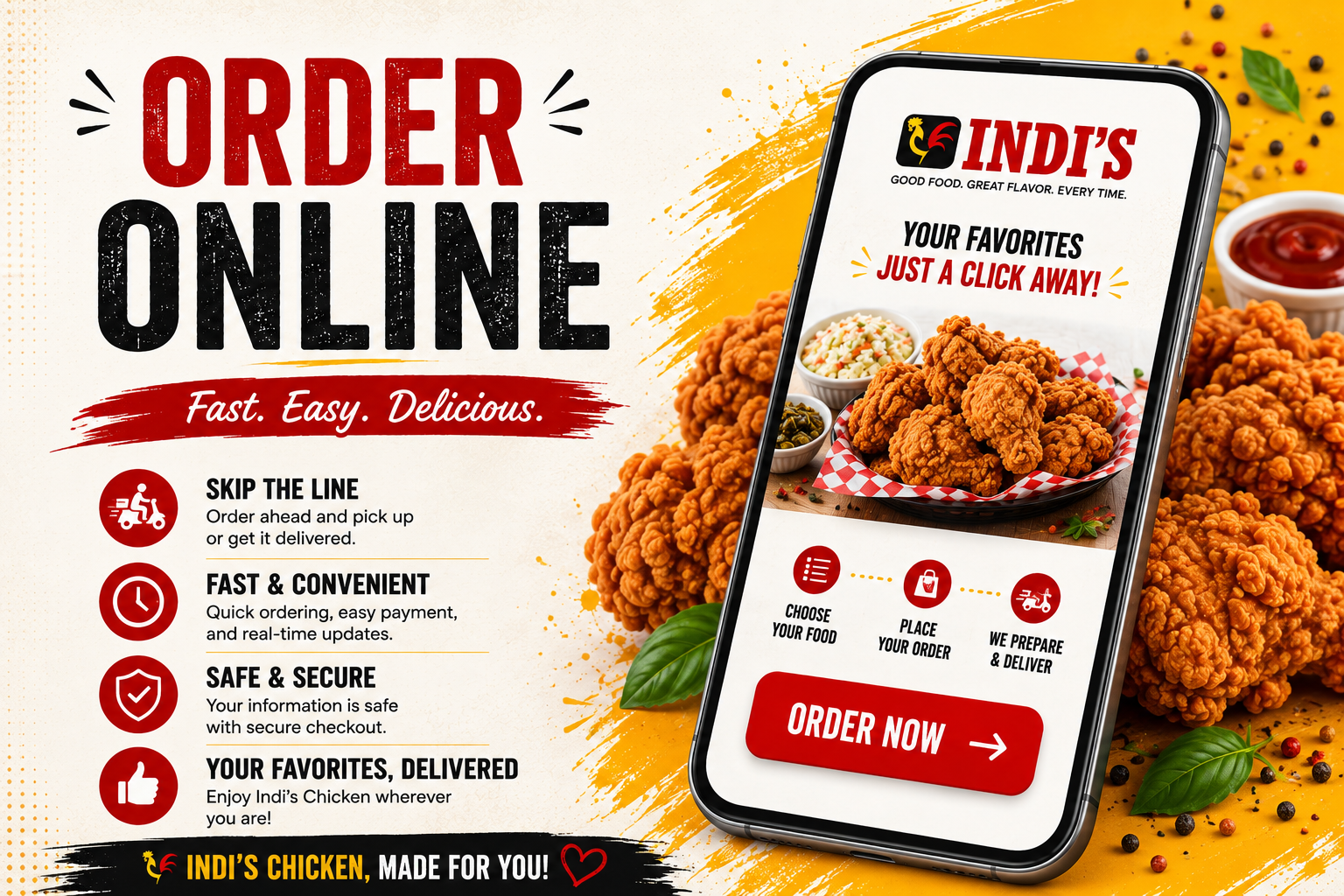 Order Indi's Chicken online