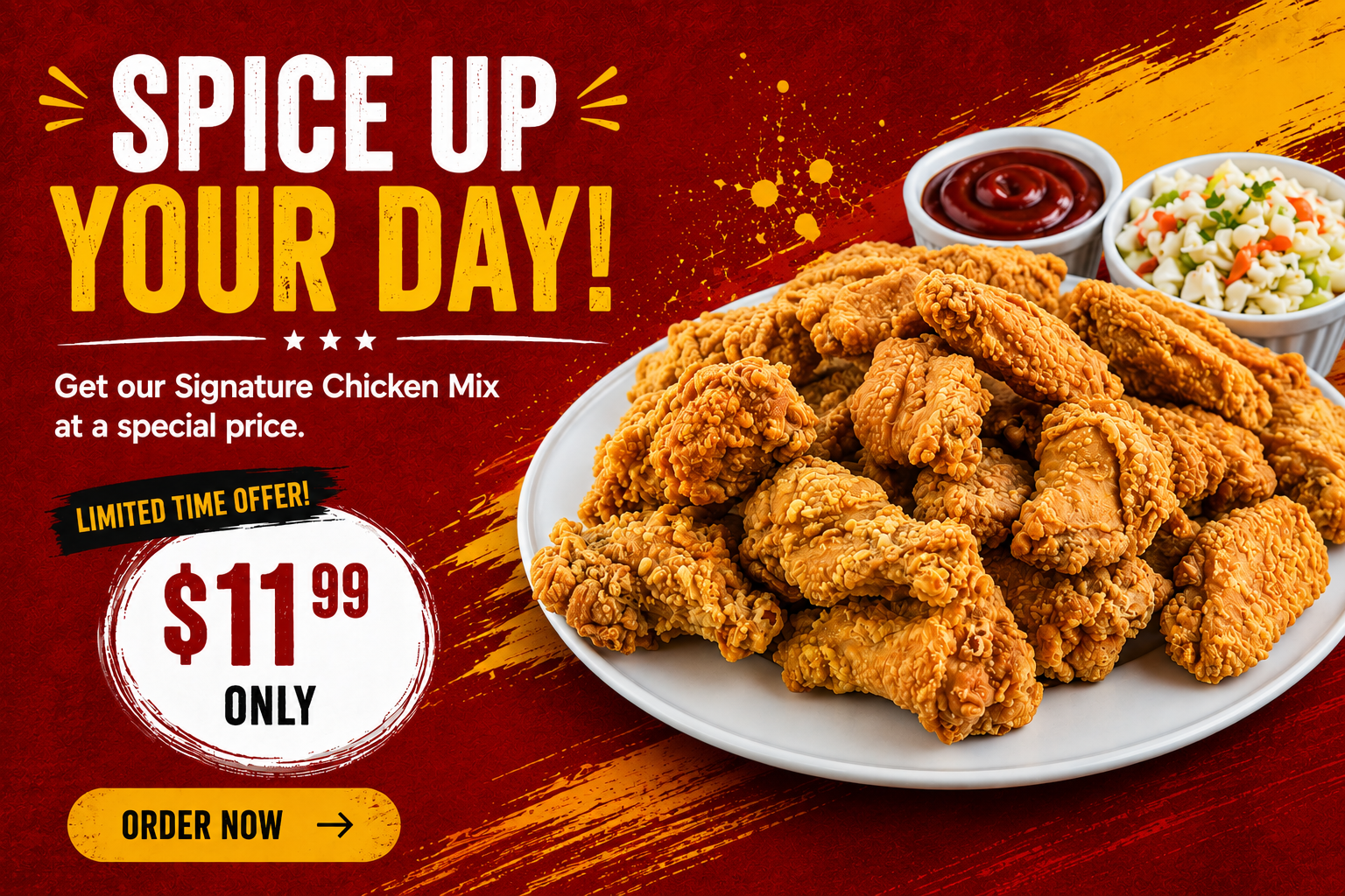Spice Up Your Day special offer from Indi's Chicken