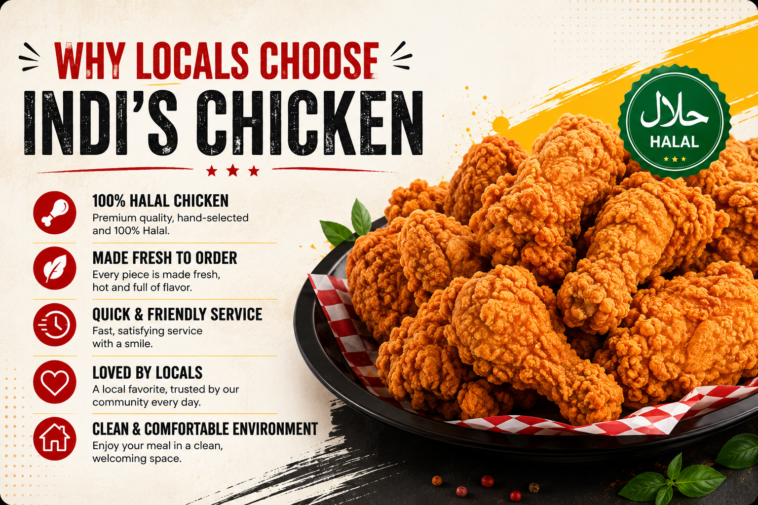 Why locals choose Indi's Chicken